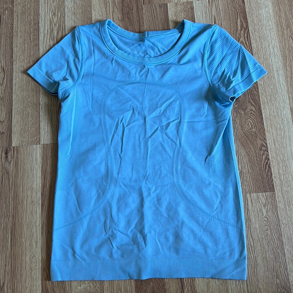 Baby Blue Loose Fit Lululemon T shirt